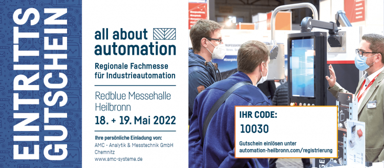 Einladung zur all about automation Heilbronn 2022