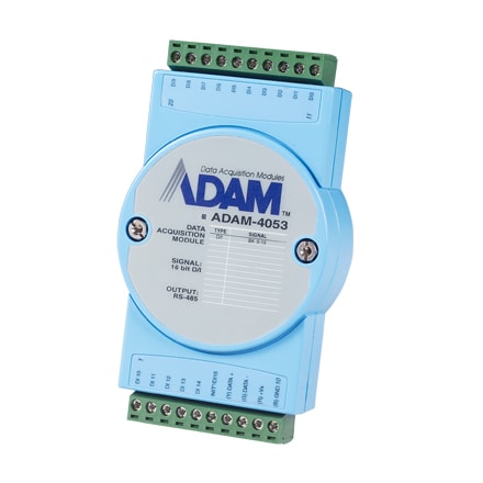 ADAM-4053-F - Remote-I/O-Modul mit RS485 16-Kanal-Digital-Eingangs-Modul (ASCII/Modbus RTU)