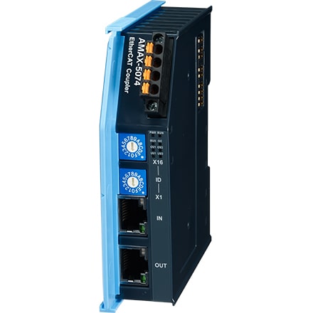 AMAX-5074 - EtherCAT I/O Koppler mit ID Switch