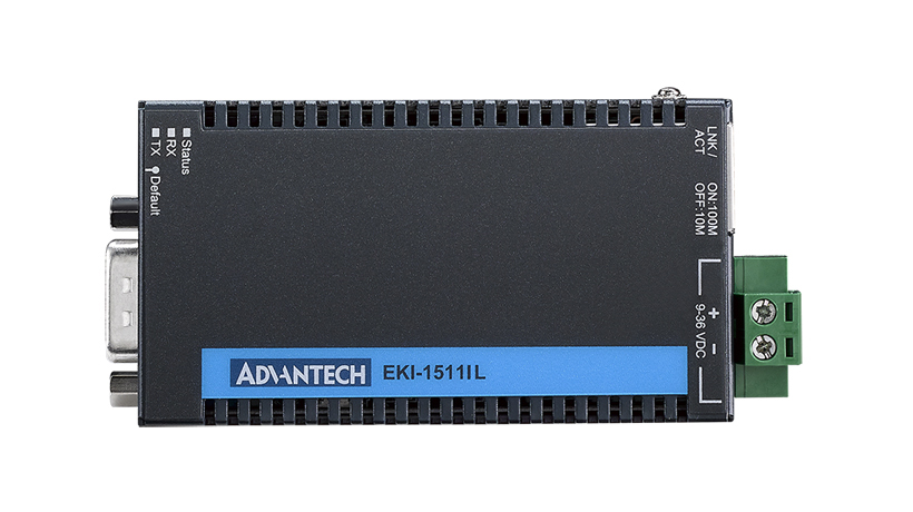 EKI-1511IL-A - Serieller Geräte Server Low-Cost mit 1 x RS232 auf Ethernet mit erw. Temp.