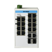 EKI-5626CI-AE - Unmanaged Proview Switch mit 16 FE-RJ45 + 2 Gb-Combo-RJ45/SFP Ports