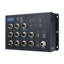 EKI-9510E-2GMPH-AE - Managed POE-Switch mit 8x 10/100 M12 Ports mit PoE und 2GB M12 Ports