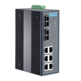 EKI-2728MI-BE - Unmanaged Switch mit 6 Gb & 2 Multi-Mode Ethernet Ports