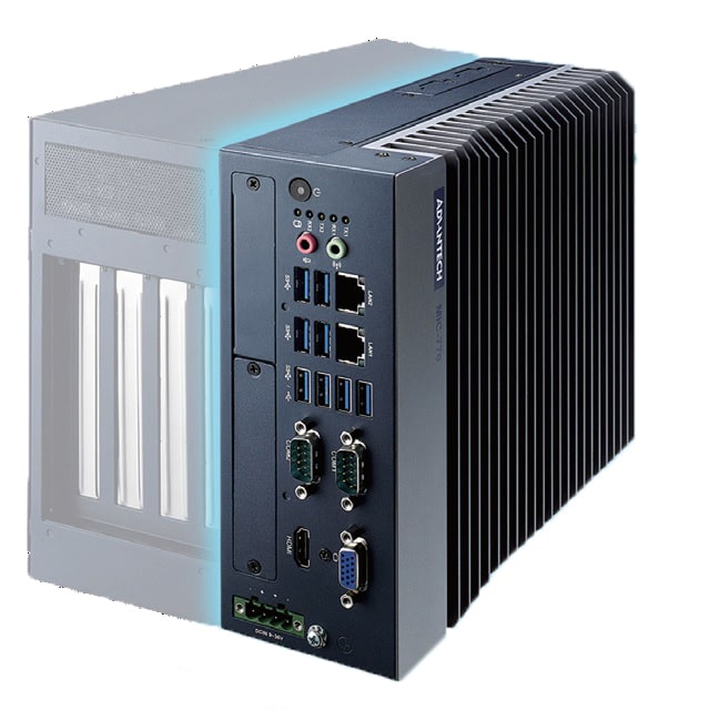 MIC-770H-20A1- Modularer Embedded Box IPC