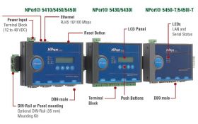 Nport-5410 - Serieller Geräte Server Ethernet auf 4 x RS232 Ports