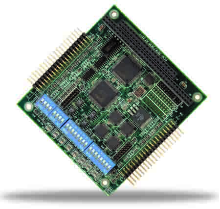 PCM-3618-AE - COM-Port Modul für PC/104 mit 8x RS422/485-Ports