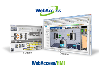 Open HMI-Software WebAccess/HMI 2.1 150 Tags HMI-Operator-Panel-Runtime-Development-Software