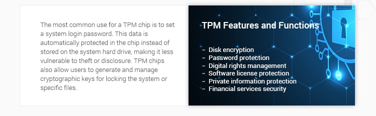 TPM 2.0 Features